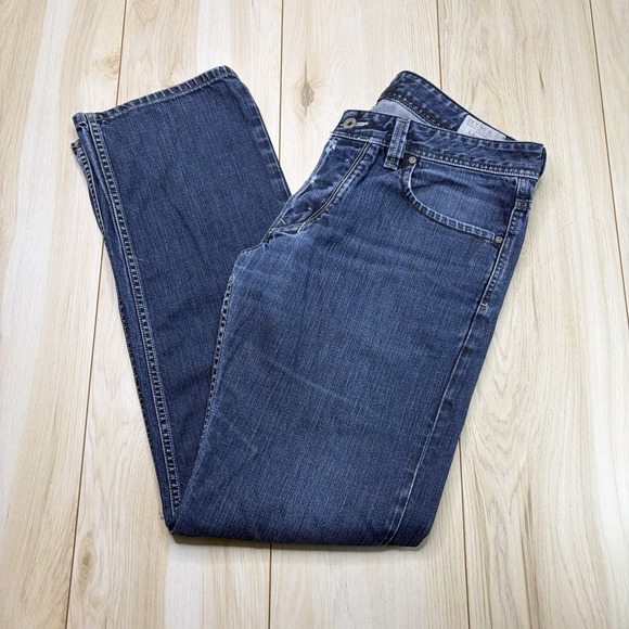 Diesel Other - Diesel Industry Mens LARKEE Button Fly 5 Pocket Denim Jeans Blue Wash Size 34x32